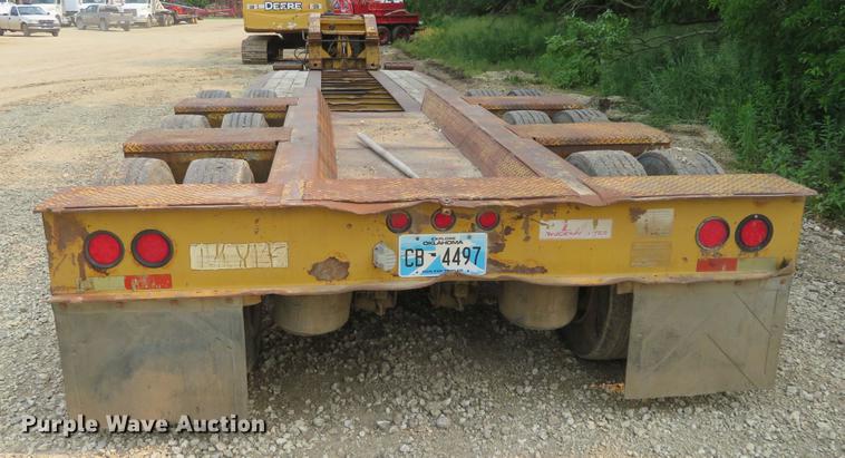 image for item DD7056 1998 Eager Beaver 50GSL lowboy equipment trailer
