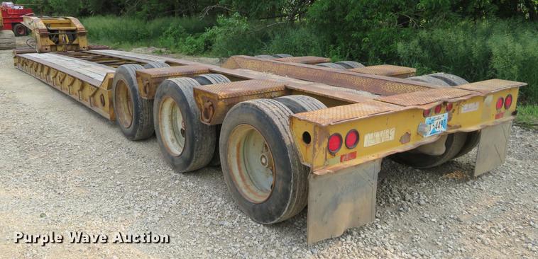 image for item DD7056 1998 Eager Beaver 50GSL lowboy equipment trailer