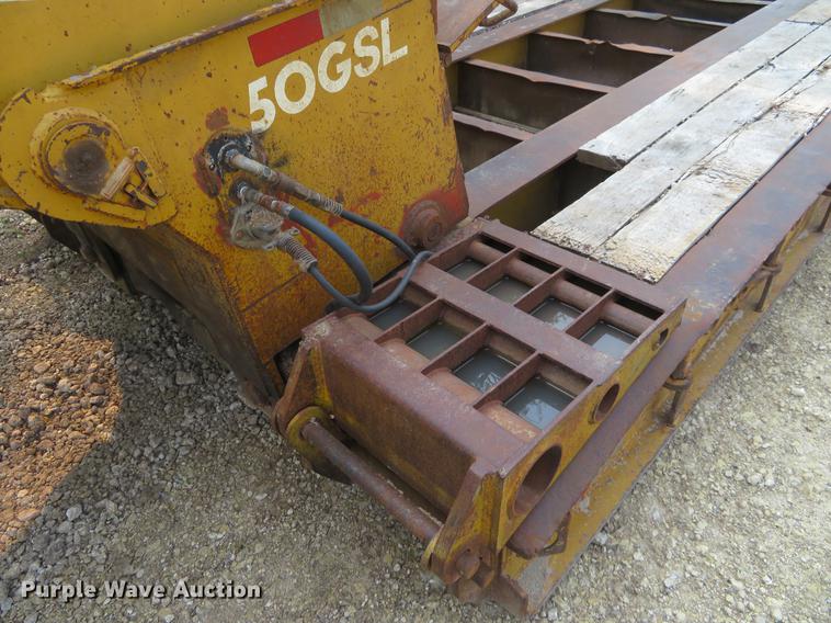 image for item DD7056 1998 Eager Beaver 50GSL lowboy equipment trailer