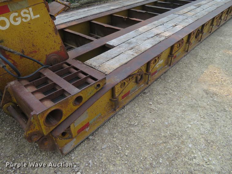 image for item DD7056 1998 Eager Beaver 50GSL lowboy equipment trailer