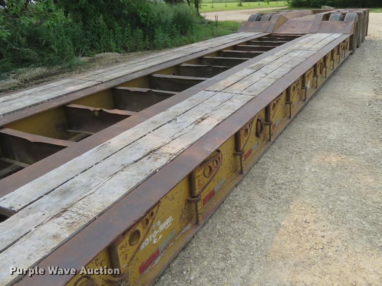 image for item DD7056 1998 Eager Beaver 50GSL lowboy equipment trailer