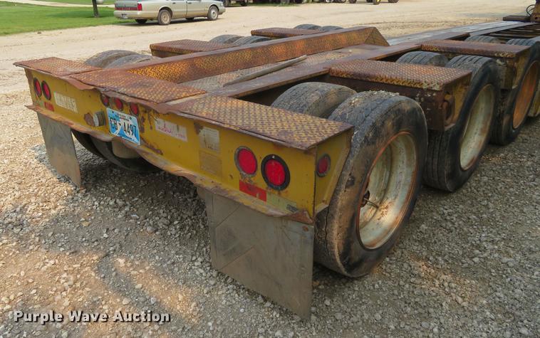 image for item DD7056 1998 Eager Beaver 50GSL lowboy equipment trailer