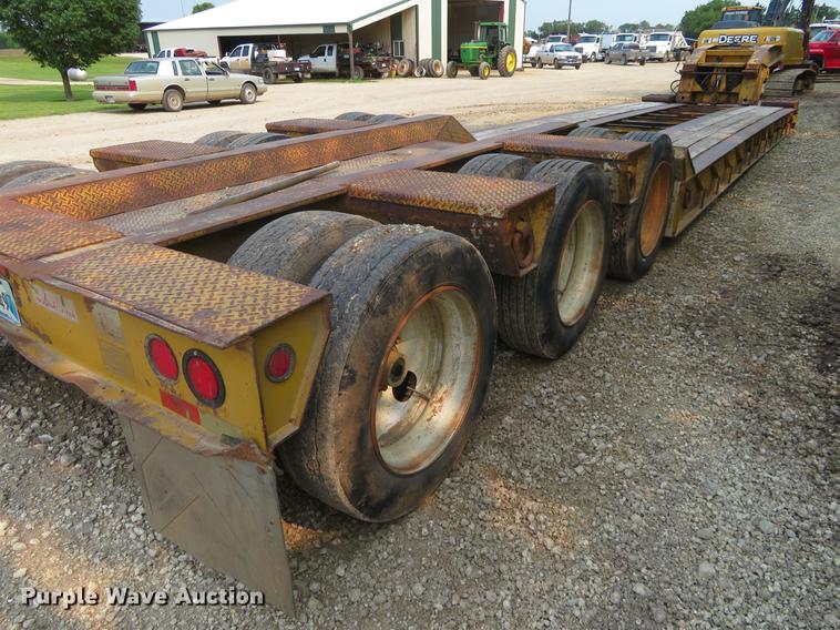 image for item DD7056 1998 Eager Beaver 50GSL lowboy equipment trailer