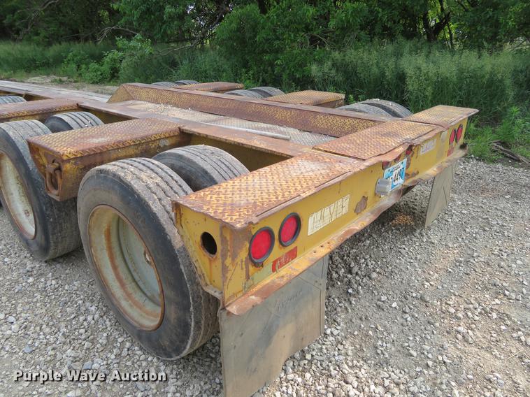 image for item DD7056 1998 Eager Beaver 50GSL lowboy equipment trailer
