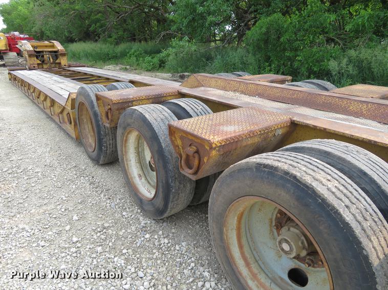 image for item DD7056 1998 Eager Beaver 50GSL lowboy equipment trailer