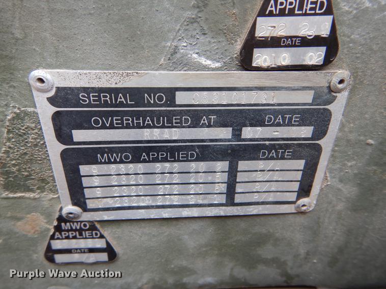 image for item DE1274 1984 Am General M931A2 dump truck