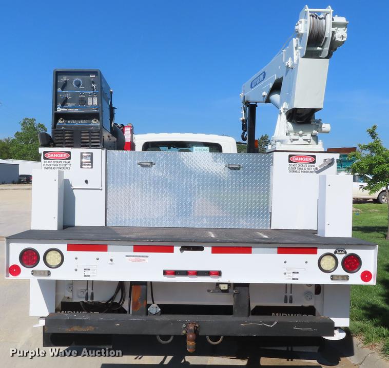 image for item DE3537 2013 International DuraStar 4300 service truck with crane