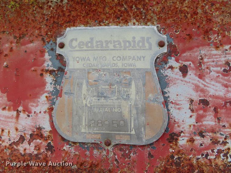 image for item DE3549 Cedarapids two deck screen