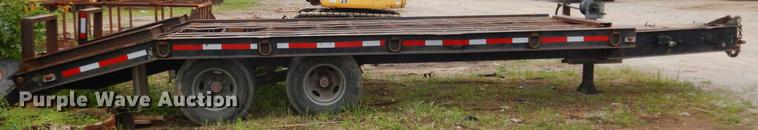 image for item DE3902 1985 Shopbuilt equipment trailer