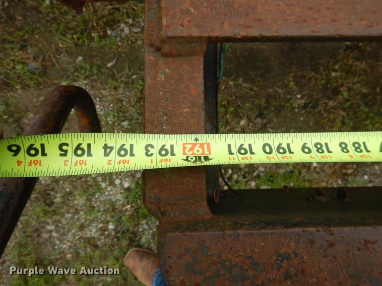 image for item DE3902 1985 Shopbuilt equipment trailer