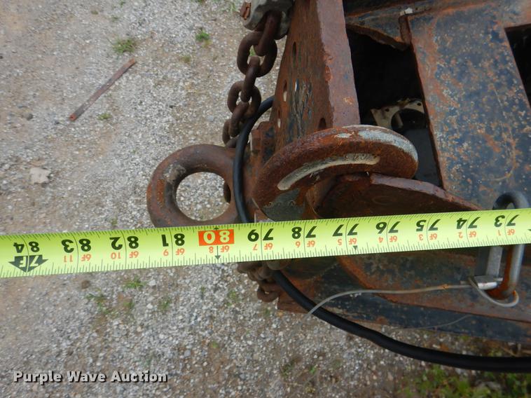 image for item DE3902 1985 Shopbuilt equipment trailer