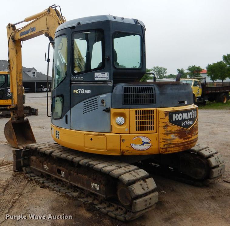 image for item DE3953 2008 Komatsu PC78MR-6 mini excavator