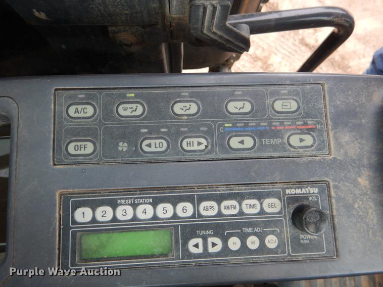 image for item DE3953 2008 Komatsu PC78MR-6 mini excavator