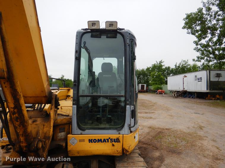 image for item DE3953 2008 Komatsu PC78MR-6 mini excavator