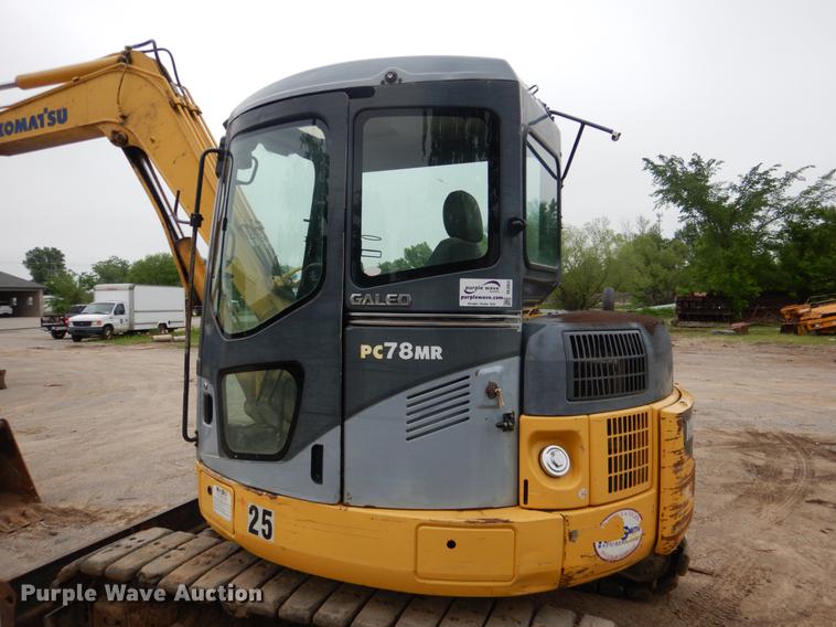 image for item DE3953 2008 Komatsu PC78MR-6 mini excavator