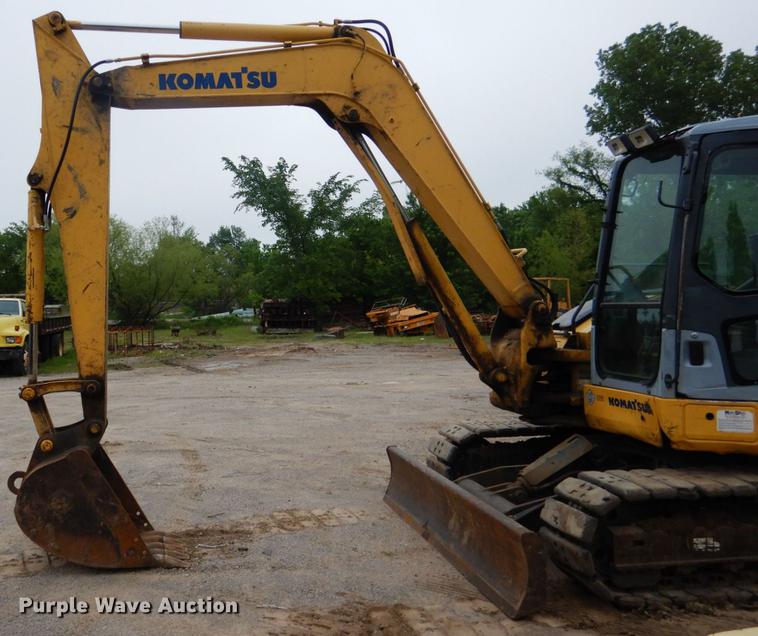 image for item DE3953 2008 Komatsu PC78MR-6 mini excavator