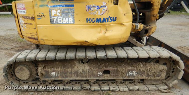 image for item DE3953 2008 Komatsu PC78MR-6 mini excavator