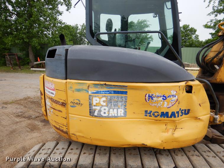 image for item DE3953 2008 Komatsu PC78MR-6 mini excavator