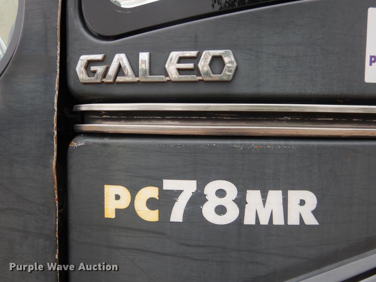 image for item DE3953 2008 Komatsu PC78MR-6 mini excavator