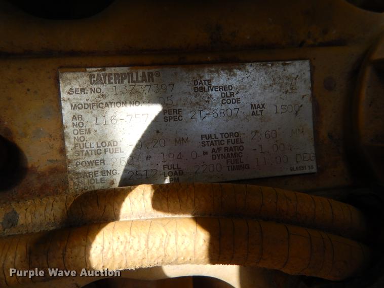 image for item DE3984 Caterpillar D250E articulated haul truck