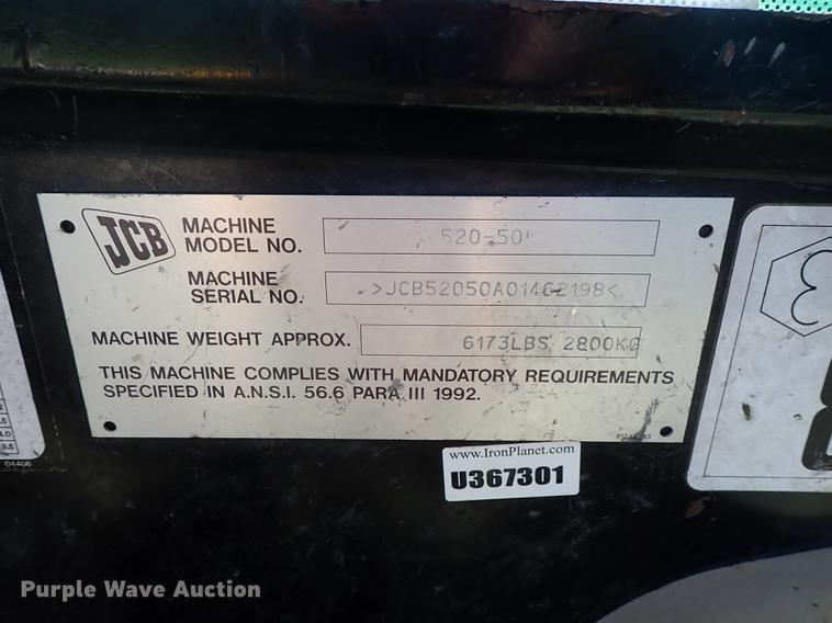 image for item DE5379 2013 JCB 520-50 telehandler