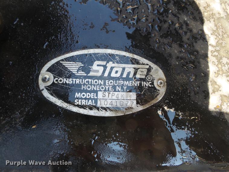 image for item DE7801 2011 Stone STP4K18 trash pump