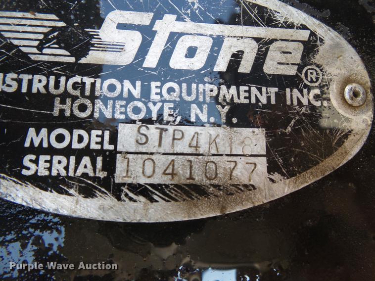 image for item DE7801 2011 Stone STP4K18 trash pump
