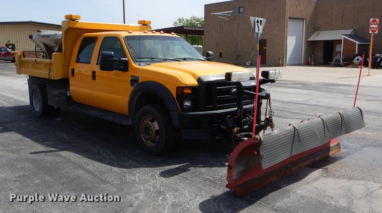 image for item DE8427 2008 Ford F550 Super Duty XL Crew Cab dump truck
