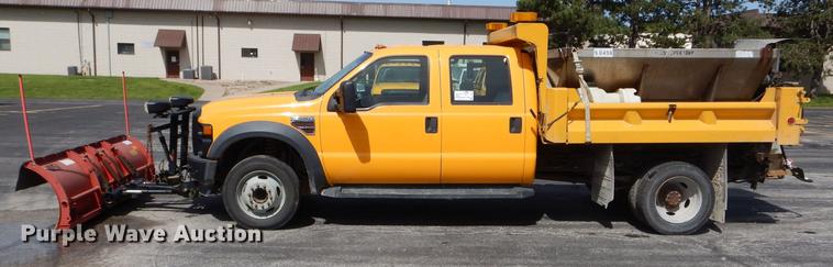 image for item DE8427 2008 Ford F550 Super Duty XL Crew Cab dump truck