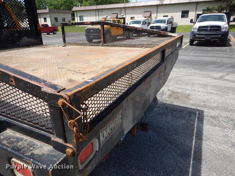 image for item DE8428 2008 Ford F550 Super Duty XL Crew Cab flatbed truck