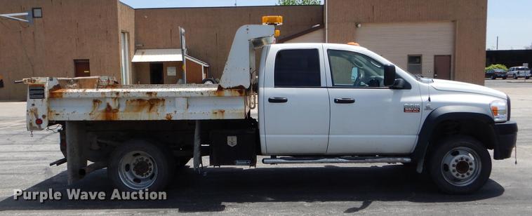 image for item DE8430 2009 Dodge Ram 5500HD Quad Cab dump truck