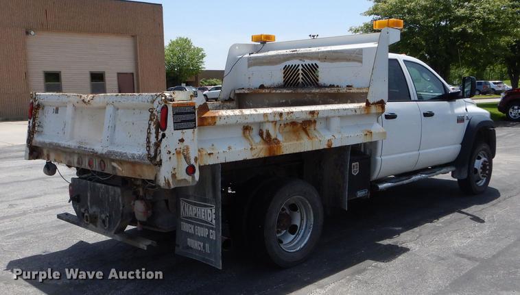 image for item DE8430 2009 Dodge Ram 5500HD Quad Cab dump truck