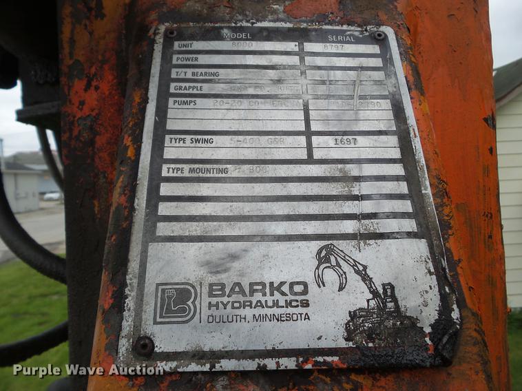 image for item DF0768 1985 International F9370 log truck