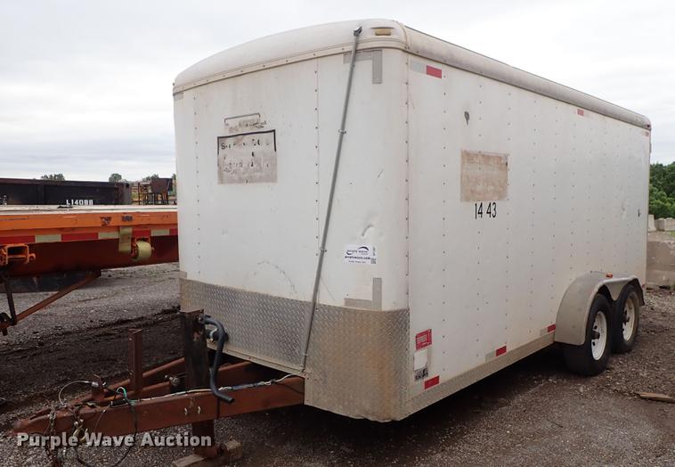 image for item DF1207 2004 Doolittle enclosed cargo trailer