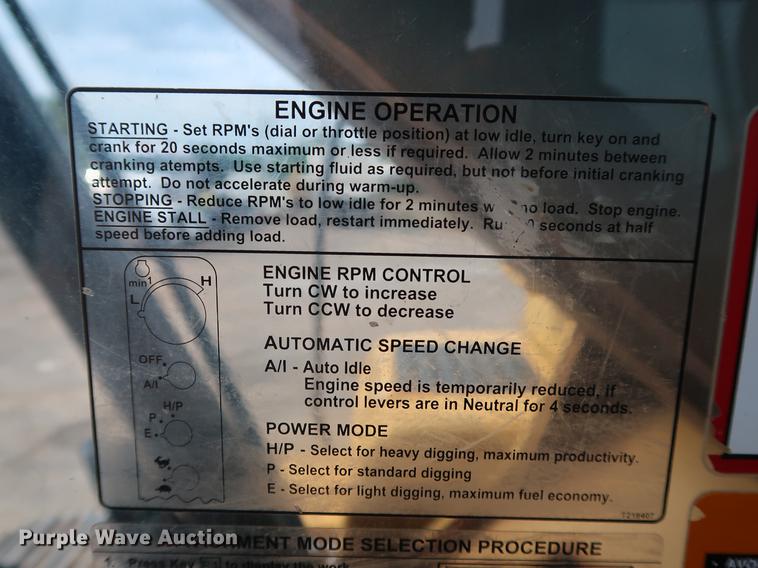 image for item DG4008 2010 John Deere 350D LC excavator