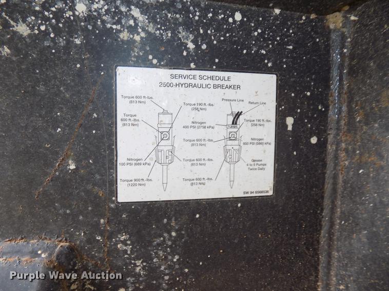 image for item DO9497 Bobcat 2500 breaker