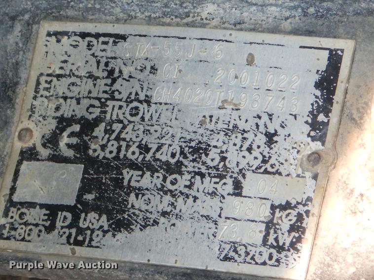 image for item ED9285 2004 Whiteman STX55-J-6 trowel