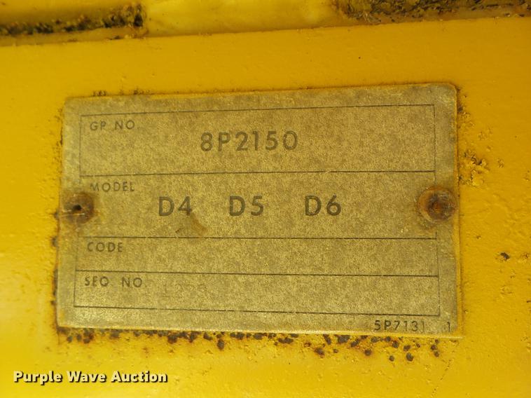 image for item EM9189 1977 Caterpillar D6D dozer