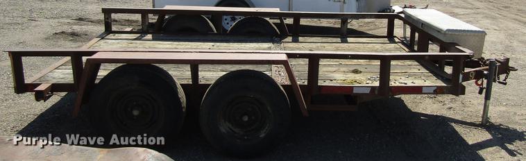 image for item EU9646 1989 Tandom utility trailer