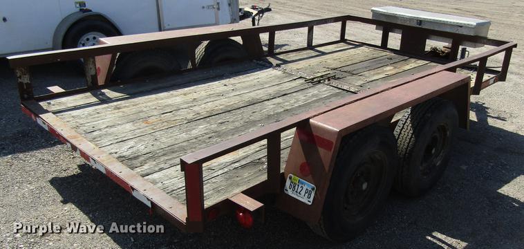 image for item EU9646 1989 Tandom utility trailer