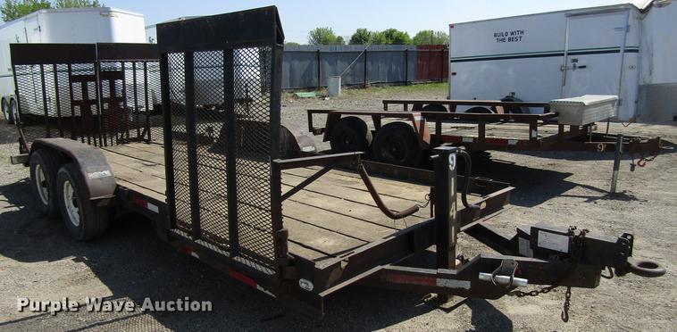 image for item EU9647 1998 Cronkite utility trailer
