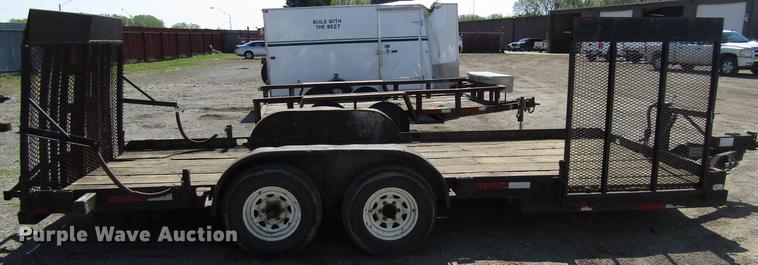 image for item EU9647 1998 Cronkite utility trailer