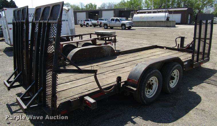 image for item EU9647 1998 Cronkite utility trailer