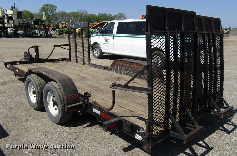 image for item EU9647 1998 Cronkite utility trailer