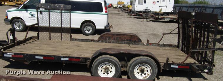 image for item EU9647 1998 Cronkite utility trailer