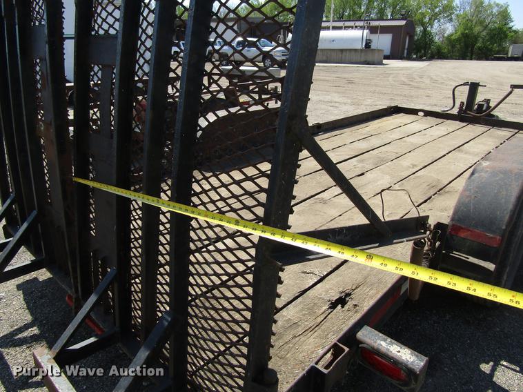 image for item EU9647 1998 Cronkite utility trailer