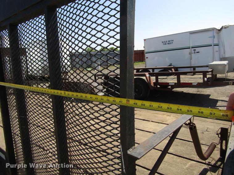 image for item EU9647 1998 Cronkite utility trailer