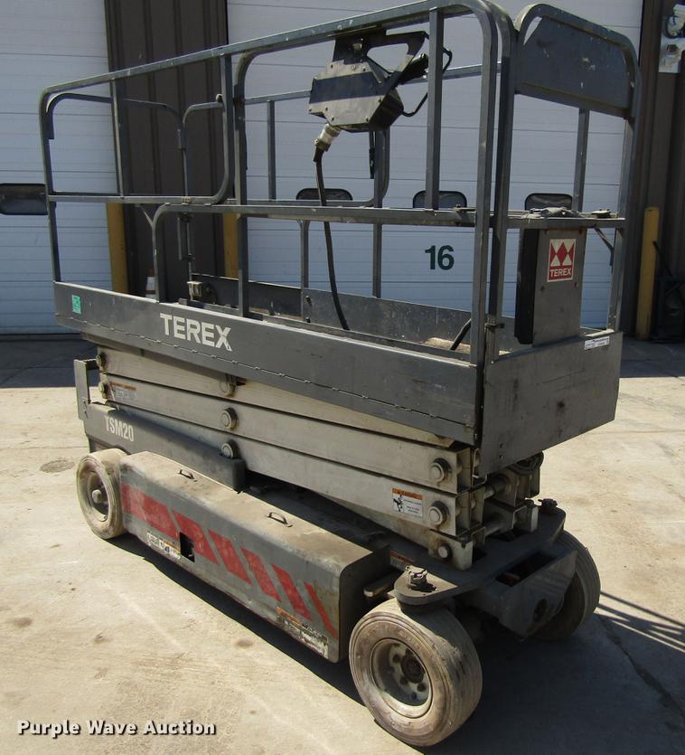 image for item EU9649 2001 Terex TSM20 scissor lift