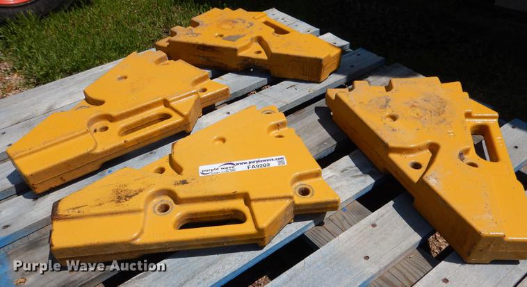 image for item FA9282 John Deere skid steer counterweights