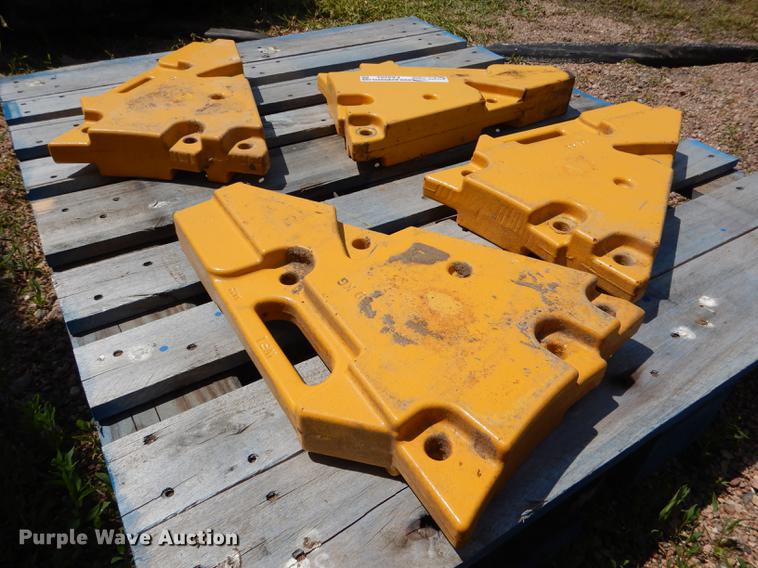 image for item FA9282 John Deere skid steer counterweights